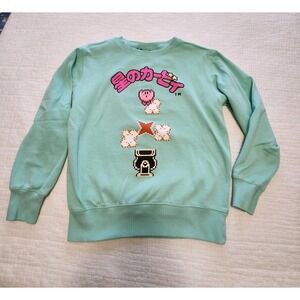 Kirby 1993 Nintendo Blue Sweatshirt Size M 38/40 Vintage